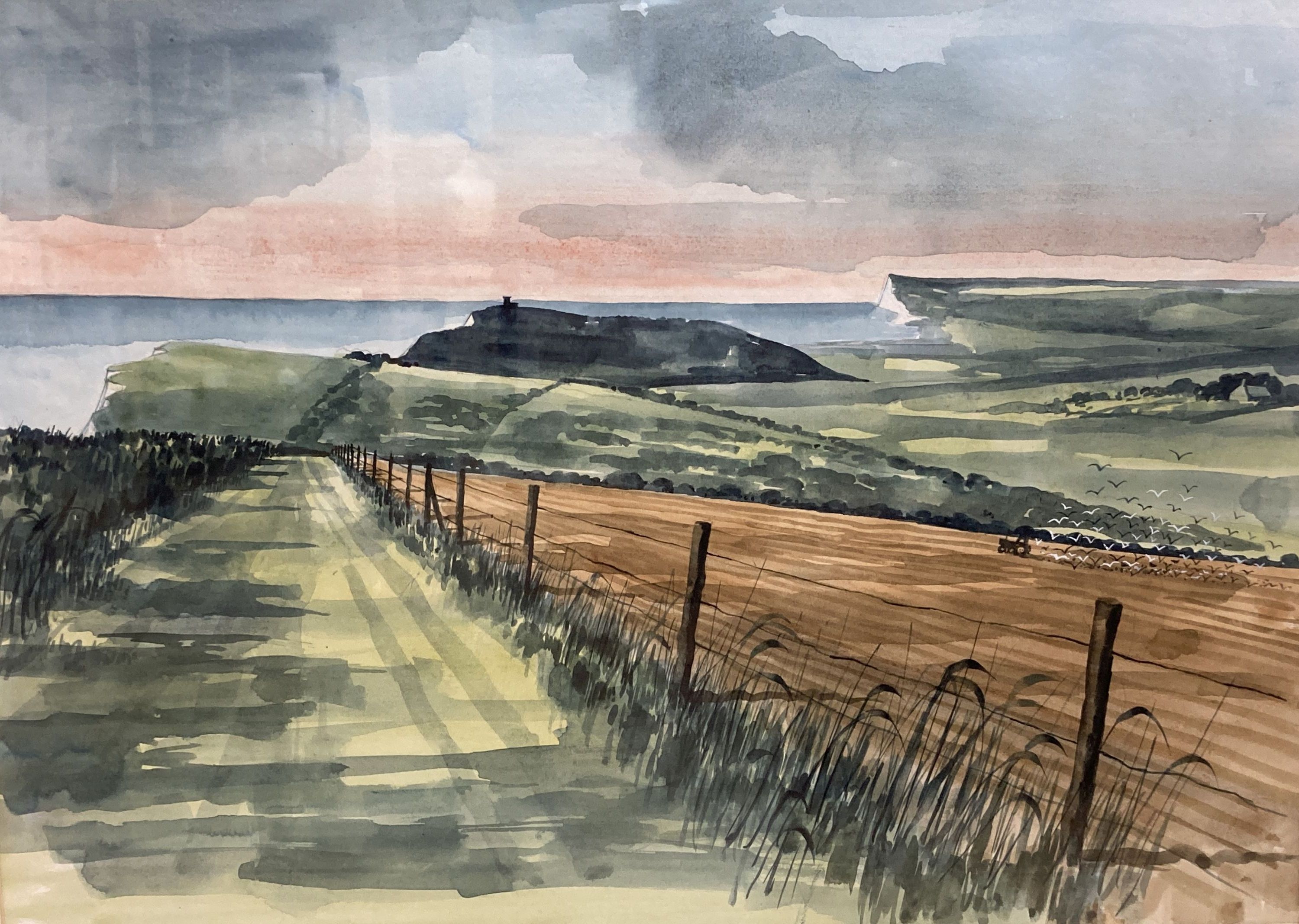 Robert Tavener (1920-2004), watercolour, Seven Sisters, unsigned, 40 x 56cm